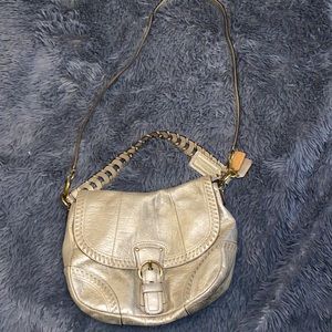 Coach leather shoulder Handbag